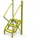 Tri-Arc 3 Step 50° Incline Ladder, 24"W Grip Strut Tread