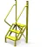 Tri-Arc 3 Step 50° Incline Ladder, 24"W Perforated Tread