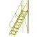 9 Step 50° Incline Ladder - 24"W Grip Strut - UCL5009242