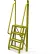 Tri-Arc 4 Step 75° Incline Ladder, 24"W Grip Strut Tread
