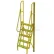 Tri-Arc 5 Step 75° Incline Ladder, 24"W Grip Strut
