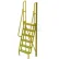 6 Step 75° Incline Ladder - 24"W Perforated - UCL7506246