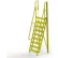 9 Step 75° Incline Ladder - 24"W Perforated - UCL7509246