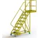 Unsupported 8 Step Cantilever Ladder with 30" Long Platform - Perforated - Cal-OSHA Compliant