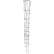 25 Step Steel Caged Walk Through Fixed Access Ladder, Gray - WLFC1225