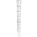 Tri-Arc 28 Step Steel Caged Walk Through Fixed Access Ladder, Gray