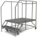 Tri-Arc Mobile 2 Step Steel 36"W X 48"L Work Platform Ladder, 800 Lb. Capacity