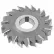 Made in USA HSS Staggered Tooth Side Milling Cutter 8" Dia X 11/16" Width 1-1/2" Arbor