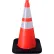 VizCon TrafFix Devices 28" Enviro-Cone® w/ Base, 6" & 4" 3M Reflective Collar, 11 lbs., Orange