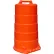 VizCon TrafFix Devices Low Density Channelizer Contractor Drum, No Sheeting, No Base