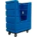 TechStar Plastics Bulk Handling Starcart™, 46 Cu. Ft., Blue