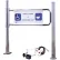 Magnetically Locking Swing Gate w/ Right Handed Handicap - Mirror Chrome