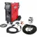Lincoln Electric® PowerMig 360MP Multi-Process Welder, Rear Trigger, One-Pak, 360A, 50/60Hz,Red