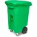 Toter Organic Waste Trash Cart w/Casters, 64 Gallon, Organic Green - ACG64-00LIM