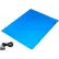 Transforming Technologies VinylSTAT C, Homogenous Vinyl Table Cut Mat w/Hardware,36"x24"x0.093",Blue