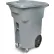 Toter Heavy Duty Two-Wheel Trash Cart w/Casters, 64 Gallon Graystone - ACC64-01GST