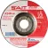 United Abrasives - Sait 22045 Depressed Center Wheel T27 A24R 6"x 1/8" x 7/8" 24 Grit Aluminum Oxide - Pkg Qty 25