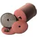 United Abrasives - Sait 52480 AO Fiber Disc 4-1/2" x 7/8" 80 Grit Aluminum Oxide - Pkg Qty 100