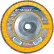 United Abrasives - Sait 72316 Ovation Attacker Flap Disc T27 5"x 5/8-11" 60 Grit Zirconium - Pkg Qty 10