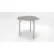 CEF ESTO Student Desk, 32-1/2"W x 28"L, Sheer Fabric Laminate, Charcoal T-Mold