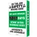 Accuform SCK116 On The Job Safety Electronic Scoreboard, 20"W x 28"H, Aluminum