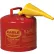 Eagle Type I Safety Can - 5 Gallon with Funnel - Red