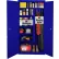 Steel Cabinets USA Combination Storage Cabinet, 36"W x 21"D x 72"H, Blue, All-Welded