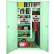 Steel Cabinets USA Combination Storage Cabinet, 36"W x 21"D x 72"H, Pastel Green, All-Welded
