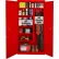 Steel Cabinets USA Combination Storage Cabinet, 36"W x 21"D x 72"H, Red, All-Welded