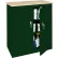 Steel Cabinets USA Counter Height Cabinet with Plastic Top, 36"W x 18"D x 42"H, Green