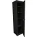 Steel Cabinets USA FS-Fixed Shelf Slim Jim Cabinet, 18"W x 18"D x 72"H, Black, All-Welded