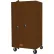 Steel Cabinets USA Mobile Storage Cabinet, 36"W x 24"D x 66"H, Walnut, All-Welded