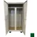 Steel Cabinets USA All-Welded Mobile Wardrobe Cabinet, 36"W x 24"D x 72"H, Leaf Green