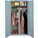 Steel Cabinets USA All-Welded Wardrobe Cabinet, 36"Wx24"Dx72"H, Denim Blue