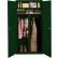 Steel Cabinets USA All-Welded Wardrobe Cabinet, 36"Wx24"Dx72"H, Hunter Green
