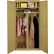 Steel Cabinets USA All-Welded Wardrobe Cabinet, 36"Wx24"Dx72"H, Tropic Sand