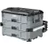 FLEX Stack Pack™ 3 Drawer Tool Box, 22"L x 15-1/8"W x 16-5/16"H, Gray