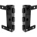 FLEX Stack Pack™ Standard Rolling Tool Box Mount, 10-13/16"L x 6-11/16"W x 8-7/16"H, Black