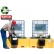 UltraTech Ultra-Twin IBC Spill Pallet® 1147 - with Drain & 2 Bucket Shelves