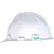 MSA V-Gard® Hard Hats, Front Brim, 1-Touch Suspension, White, 10057441