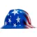 MSA V-Gard® American Freedom Series Slotted Protective Hat,American Stars & Stripes
