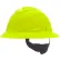 MSA Safety V-Gard C1™ Full Brim Hard Hat, Non-Vented, Fas-Trac III, Hi-Viz, Yellow