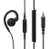 Motorola PMLN8077 Swivel Earpiece with Inline PTT & Mic (Long Cord), Black