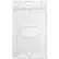 Baumgartens® Rigid PC Vertical Holder Clear 25/Pack