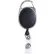 Baumgartens® Quick Clip ID Card Reel, 30" Cord, Black