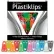 Baumgartens® Plastiklips Paper Clips, Large, 1-3/8" x 7/8", Assorted, 200/Box