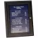 United Visual Products 36"W x 24"H Magnetic Strip Letter Board Board with Black Strips