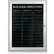 United Visual Products 33"W x 34"H 4-Column Letter Board with Satin Radius Frame