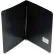 ACCO Presstex Report Cover, Side Open, Prong Clip, Letter, 3" Capacity, Black