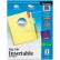 Avery® Insertable Big Tab Dividers, 5-Tab, 11 x 8.5, Buff, Assorted Tabs, 1 Set